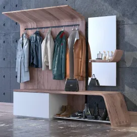 Clothing for hallway closet mix